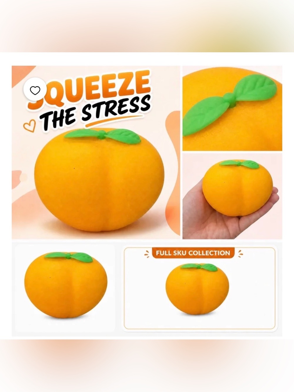 Veggies Giant squishy peach 🍑 or pumpkin 🎃